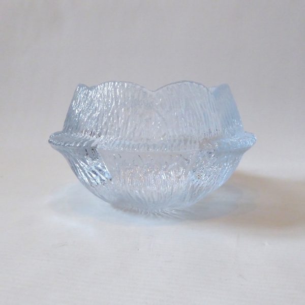Holmegaard large 17cm Water-lily candle holder/votive Sidse Werner 1970s Vintage glass - Image 4