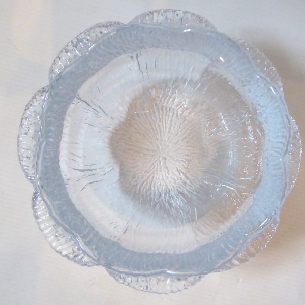 Holmegaard large 17cm Water-lily candle holder/votive Sidse Werner 1970s Vintage glass - Image 8