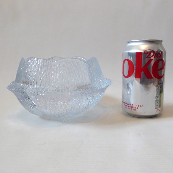 Holmegaard large 17cm Water-lily candle holder/votive Sidse Werner 1970s Vintage glass - Image 9
