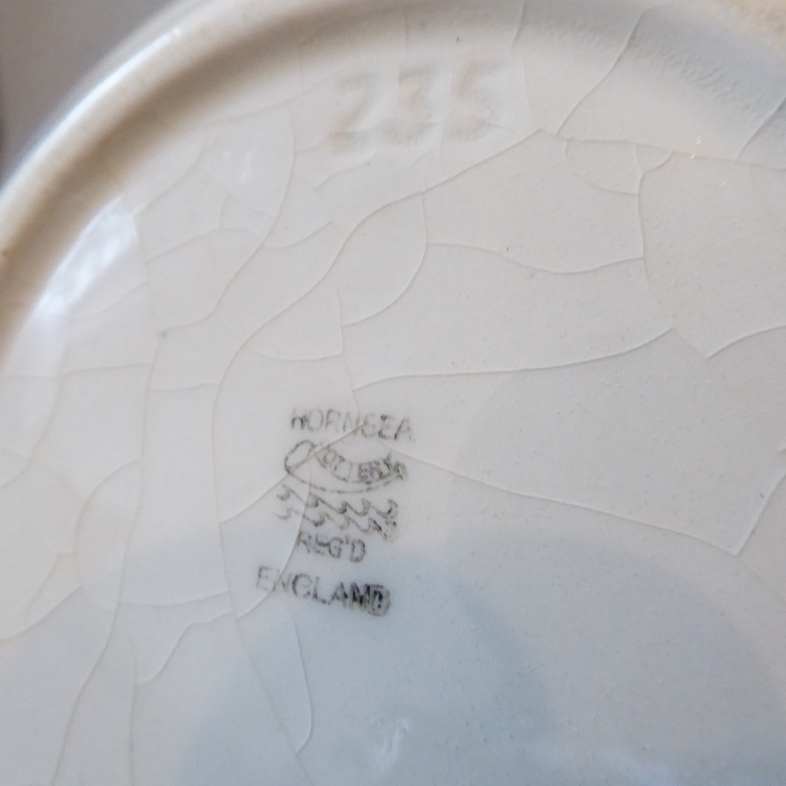 Hornsea Crescent 235 ashtray, black white maroon. 1960-1961 ceramic bowl vintage - Image 15