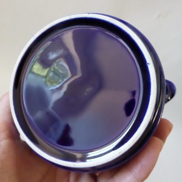 Hornsea Heirloom Midnight Blue large jug pitcher, 1970s retro vintage pottery - Image 11