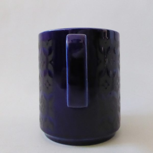 Hornsea Heirloom Midnight Blue large jug pitcher, 1970s retro vintage pottery - Image 7