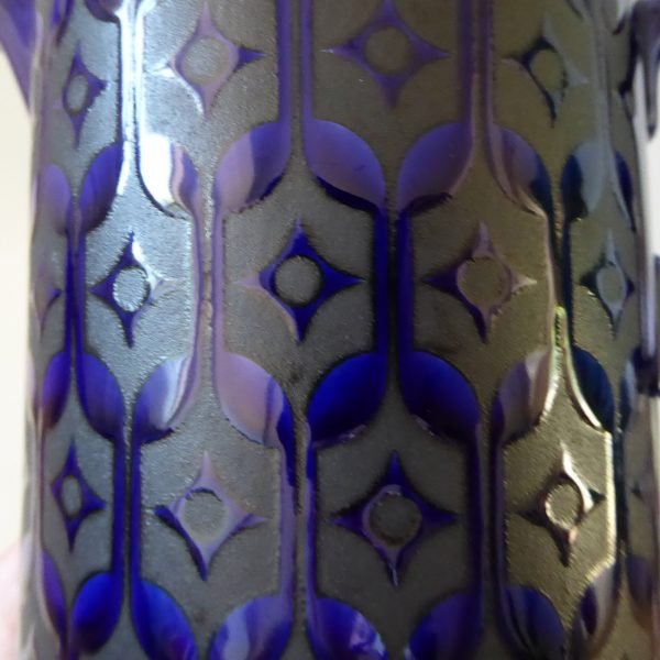 Hornsea Heirloom Midnight Blue large jug pitcher, 1970s retro vintage pottery - Image 10