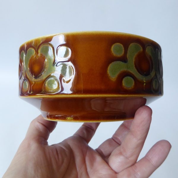 Hornsea Pottery Bronte vintage 1975 cereal soup bowl 5". Retro Clappison 1970s - Image 4