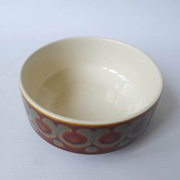 Hornsea Pottery Bronte vintage 1975 cereal soup bowl 5". Retro Clappison 1970s - Image 5