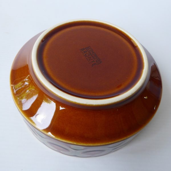 Hornsea Pottery Bronte vintage 1975 cereal soup bowl 5". Retro Clappison 1970s - Image 8