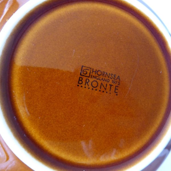 Hornsea Pottery Bronte vintage 1975 cereal soup bowl 5". Retro Clappison 1970s - Image 9