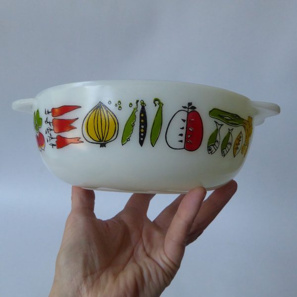 JAJ Pyrex Harvest easy grip round casserole dish bowl, vintage 2184/506, 2 pint - Image 13