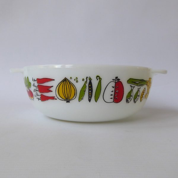 JAJ Pyrex Harvest easy grip round casserole dish bowl, vintage 2184/506, 2 pint - Image 4