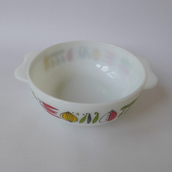 JAJ Pyrex Harvest easy grip round casserole dish bowl, vintage 2184/506, 2 pint - Image 7