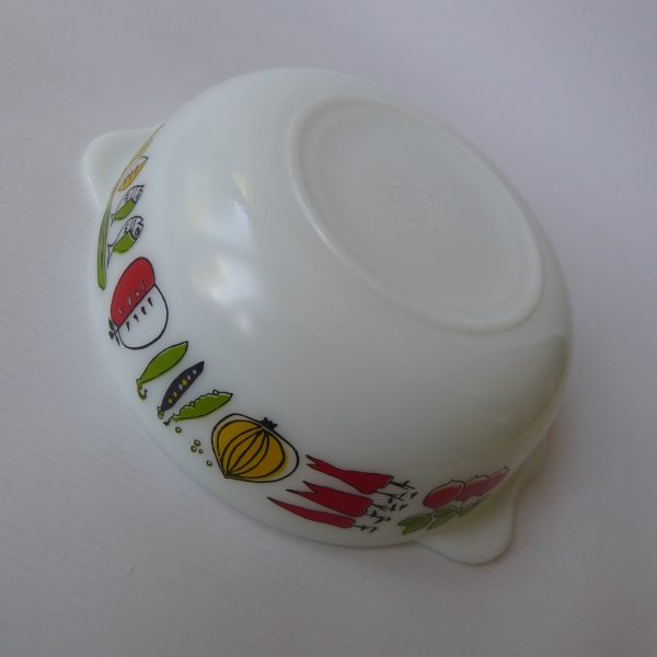 JAJ Pyrex Harvest easy grip round casserole dish bowl, vintage 2184/506, 2 pint - Image 9