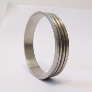 Jorgen Jensen Danish vintage pewter chunky round bangle bracelet #90, MCM 1960s