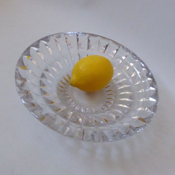Mid century Maleras Folke Walving clear 9" art glass bowl Signed vintage Swedish - Image 4