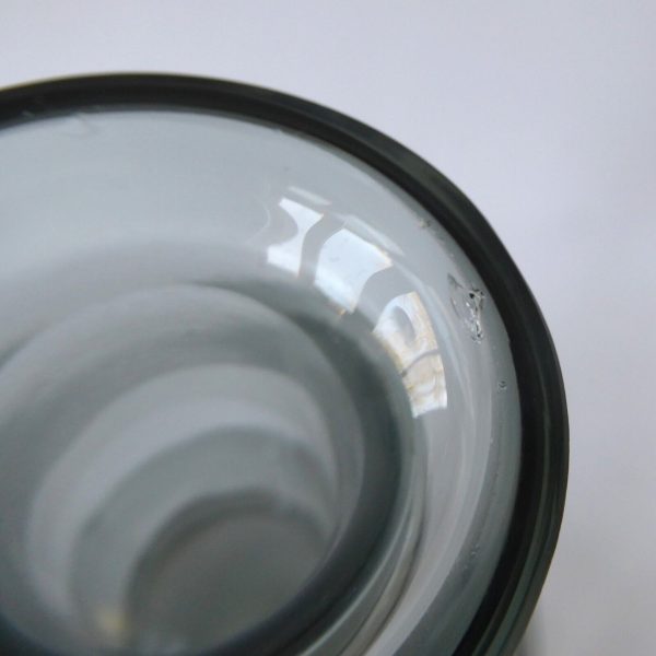Mid century drinks decanter, smokey grey glass, modernist 1960s 1970s barware - Image 13