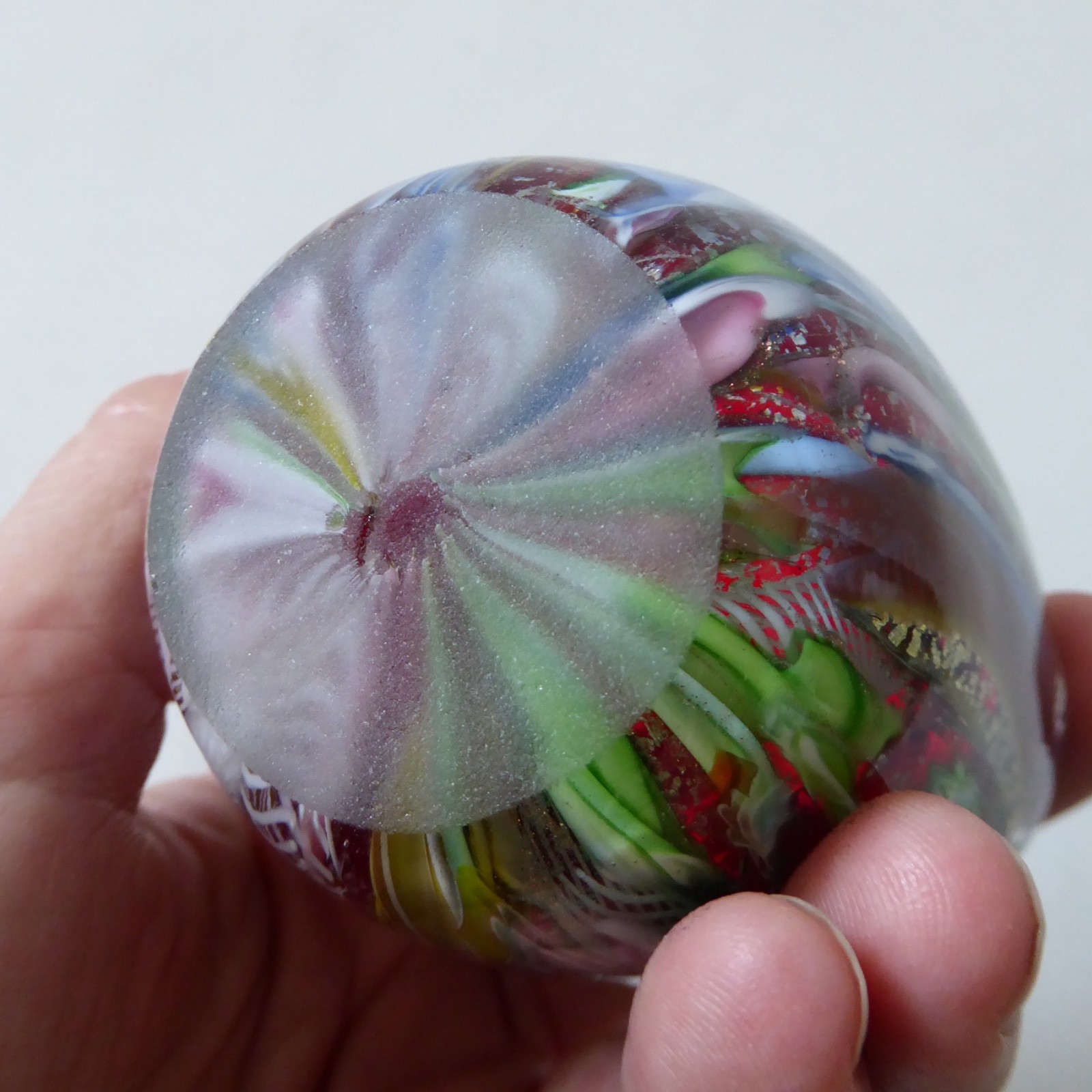 Murano AVEM Bizantino Tutti Frutti small vase/match holder. Vintage mid century - Image 9