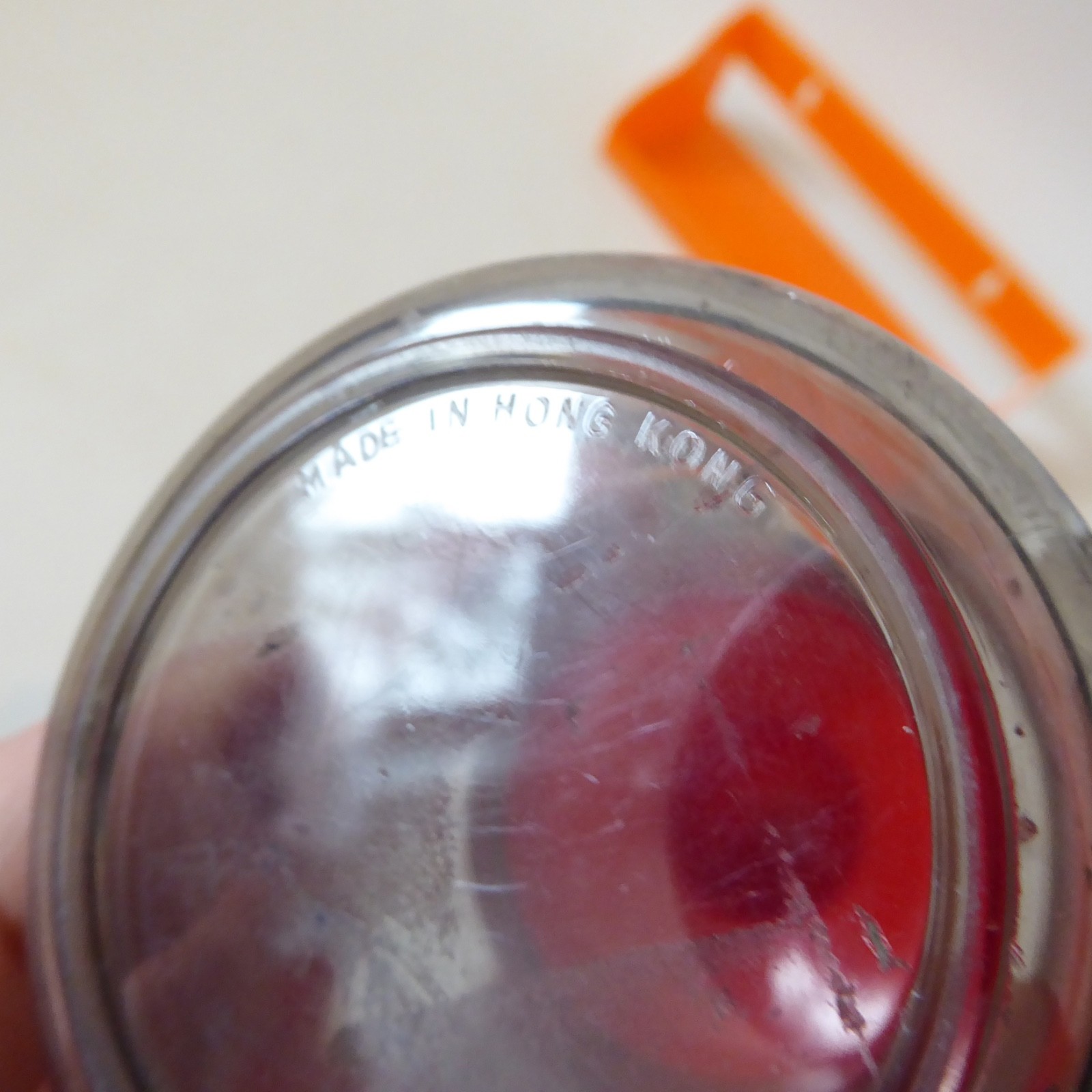Retro small plastic kitchen pots and orange storage shelf. 1970s jars containers - Image 18