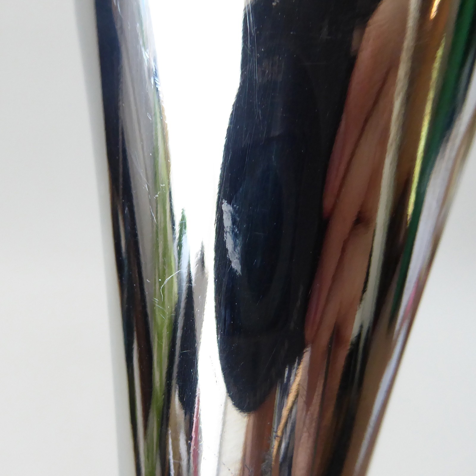Robert Welch Arden 12" candlestick stainless steel silver chrome color modernist - Image 11