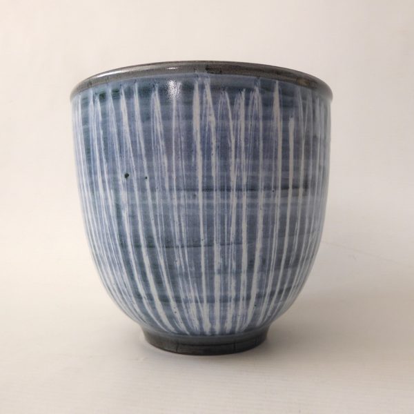 Rye Pottery Jimmy Elliott 1950s plant pot holder, pottery sgraffito bowl planter - Image 5