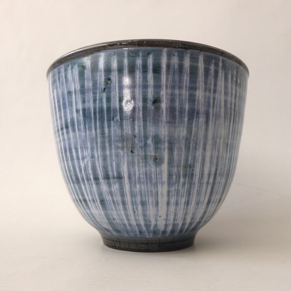 Rye Pottery Jimmy Elliott 1950s plant pot holder, pottery sgraffito bowl planter - Image 6