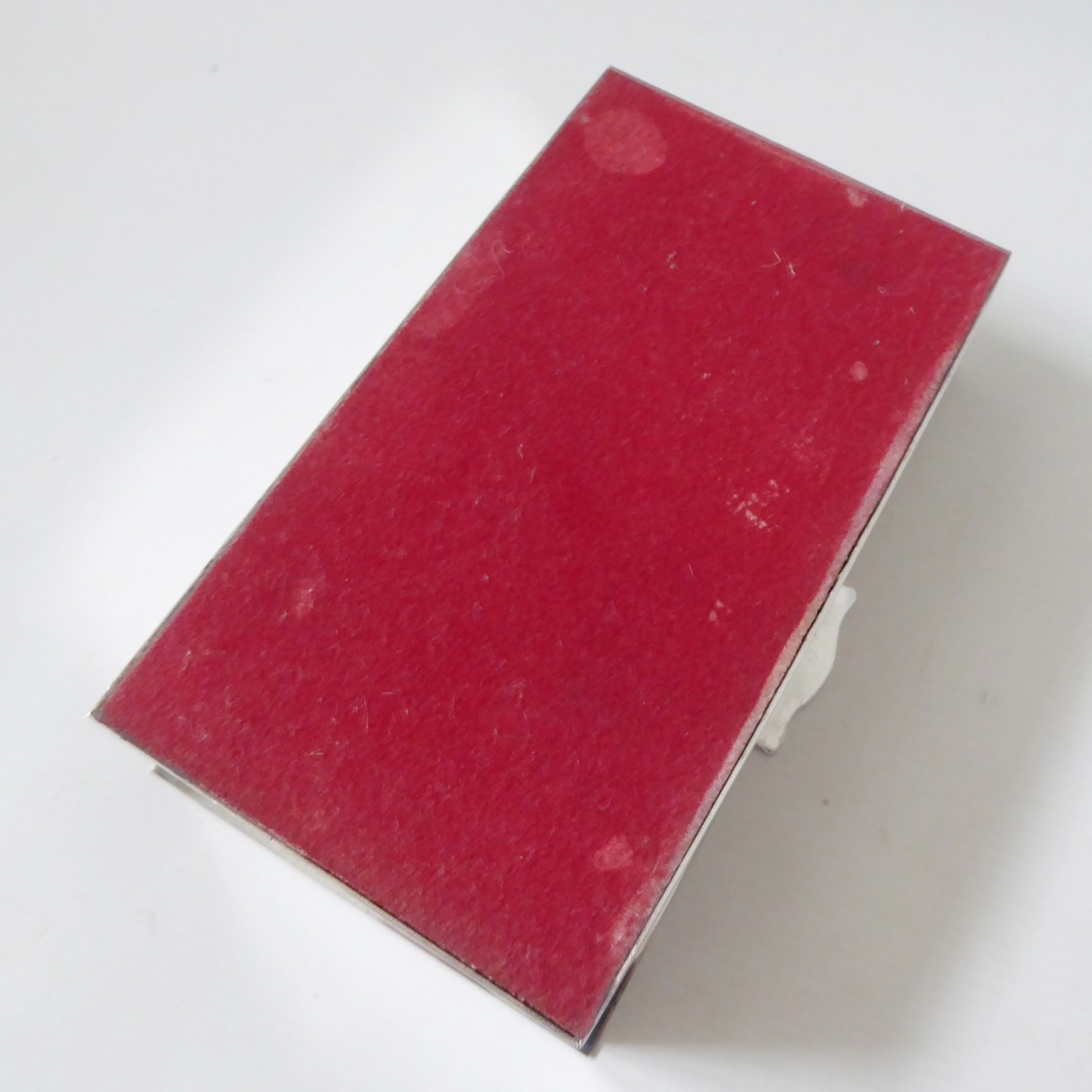 Viners of Sheffield Alpha Plate cigarette trinket jewellery box case, vintage - Image 15