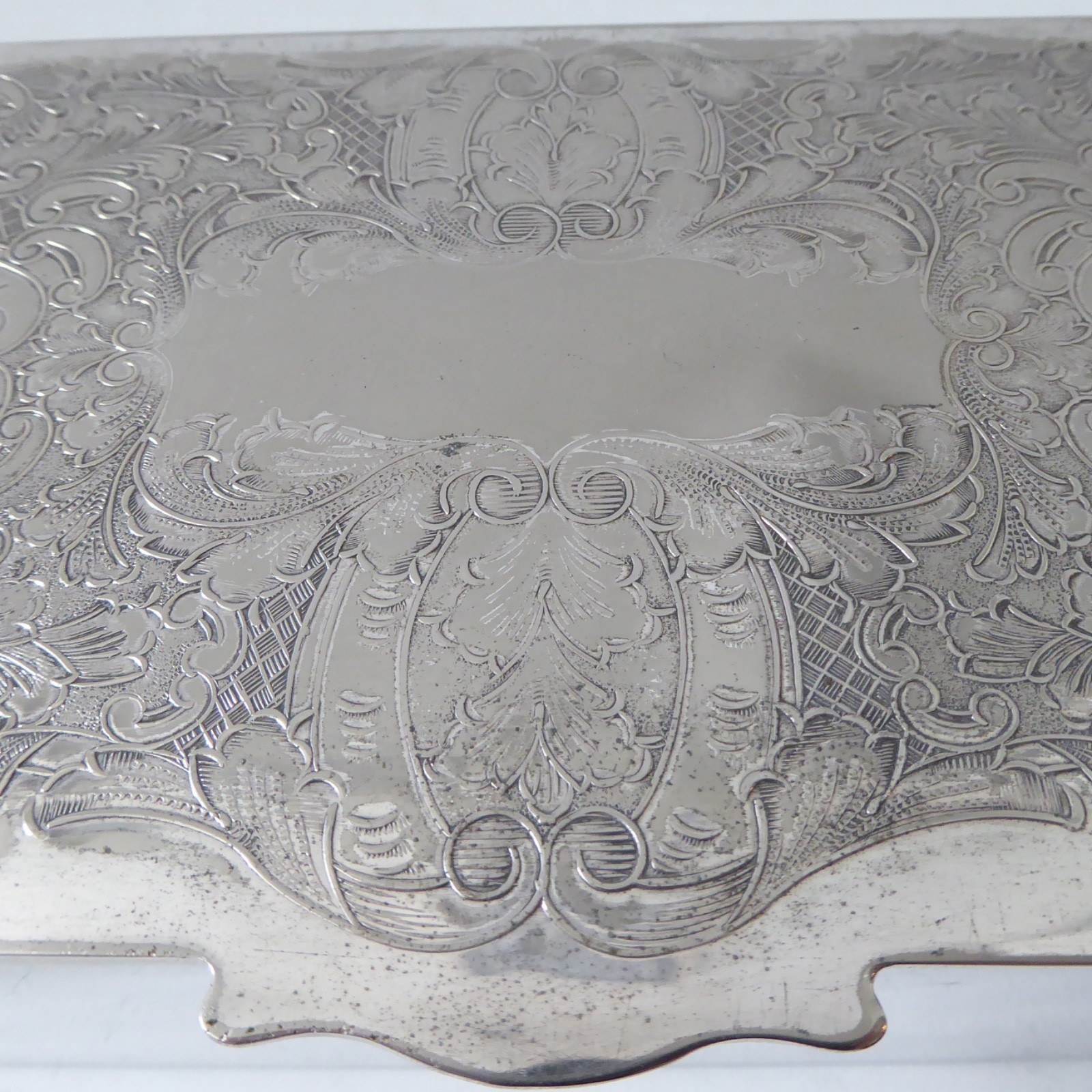Viners of Sheffield Alpha Plate cigarette trinket jewellery box case, vintage - Image 7