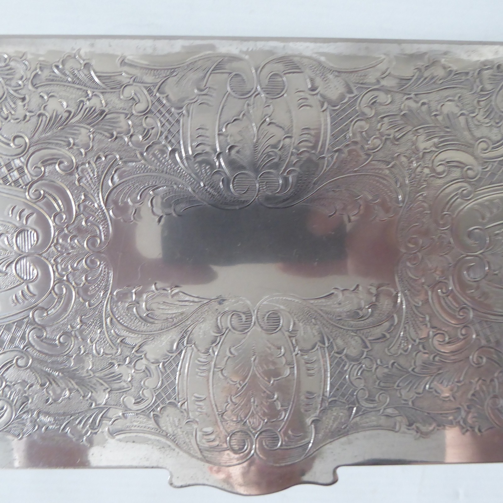 Viners of Sheffield Alpha Plate cigarette trinket jewellery box case, vintage - Image 8