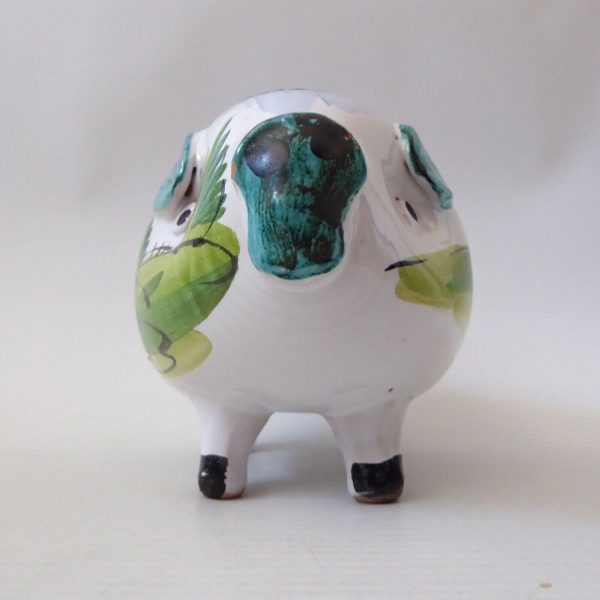 Vintage Montrose Italy 2168 piggy bank money box. Mid century painted + label - Image 14