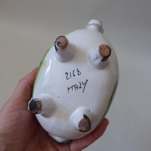 Vintage Montrose Italy 2168 piggy bank money box. Mid century painted + label - Image 18