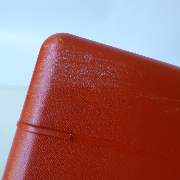 Vintage Tupperware Tuppercraft storage box. 1970s/1980s orange plastic container - Image 10