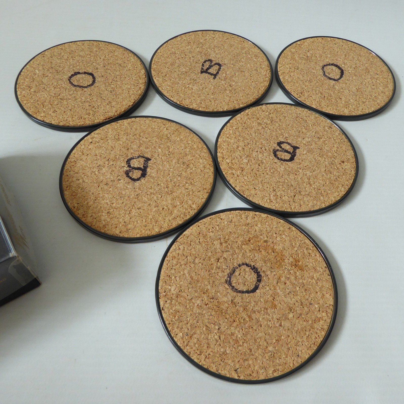 Vintage boxed set six Worcester Ware round cocktail mats, coasters. Retro 1970s - Image 13
