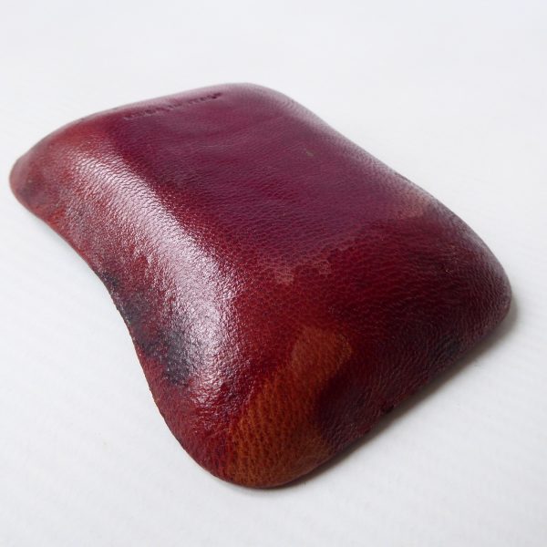 Vintage mid century Italian sgraffito pin dish. 1960s retro small plate +leather - Image 11