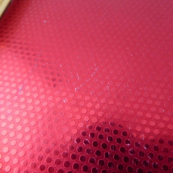Vintage red & gold 12" drinks tray by Carefree.  1960s/1970s retro rectangular - Image 15