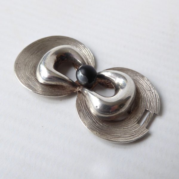 1973 sterling silver 925 hallmarked pendant for necklace. Brutalist modernist - Image 8