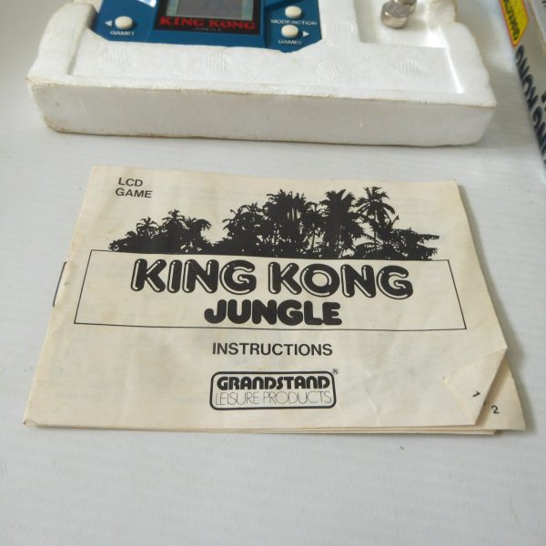 1982 boxed Grandstand King Kong Jungle LCD handheld game, working, retro vintage - Image 5