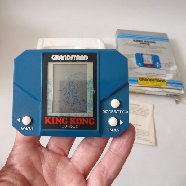 1982 boxed Grandstand King Kong Jungle LCD handheld game, working, retro vintage - Image 8