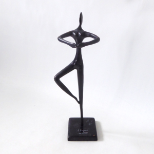Bodrul Khalique bronze/metal Y2K Ikea Ballet Dancer art sculpture figurine statu