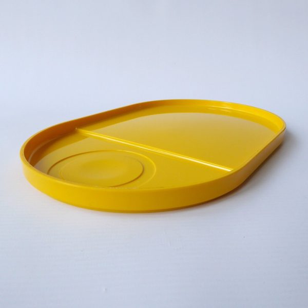 Crayonne retro yellow individual snack TV trays, 70s/80s. Terence Conran Habitat - Image 5