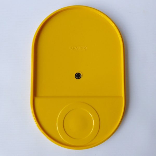 Crayonne retro yellow individual snack TV trays, 70s/80s. Terence Conran Habitat - Image 6