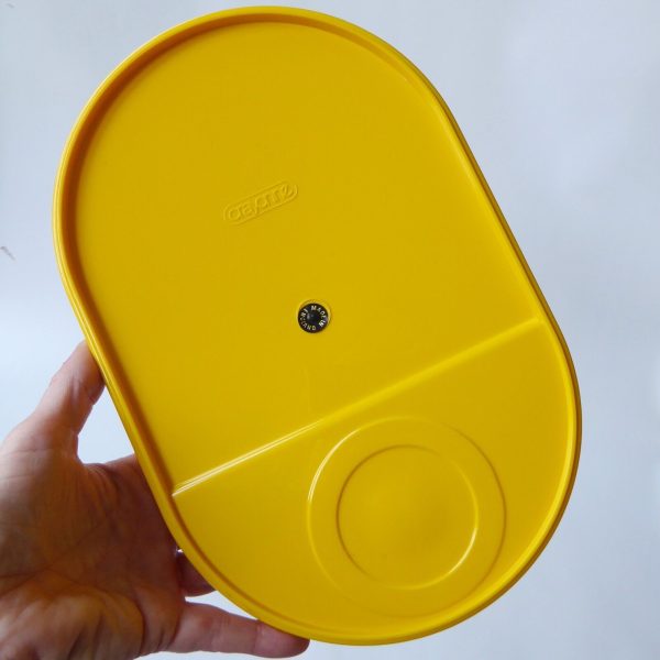 Crayonne retro yellow individual snack TV trays, 70s/80s. Terence Conran Habitat - Image 8