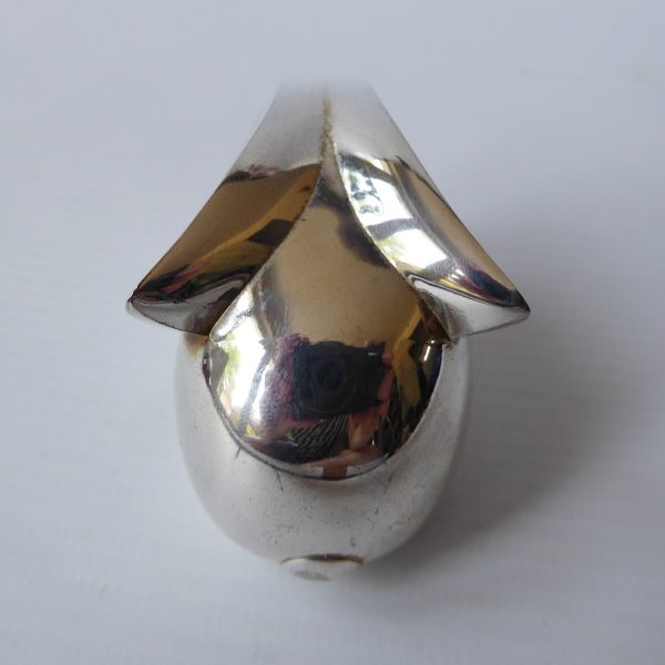Dansk silver plated bunny figurine, EPZ Japan. Scandinavian vintage rabbit model - Image 8