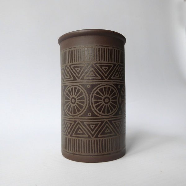 Hornsea Palatine tall salt or pepper pot, shaker. vintage Lancaster Vitramic 70s