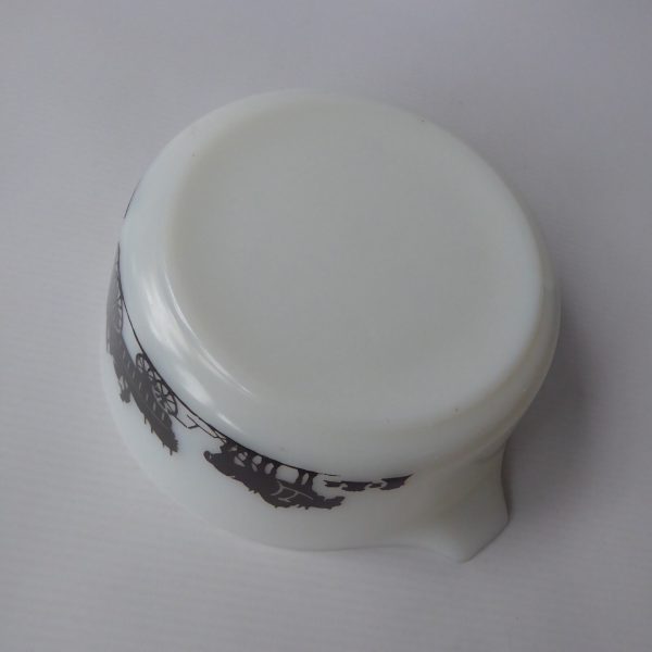 JAJ Pyrex Harvest Silhouette haymaker round glass buffet set bowl 1.5 pint, 1967 - Image 12