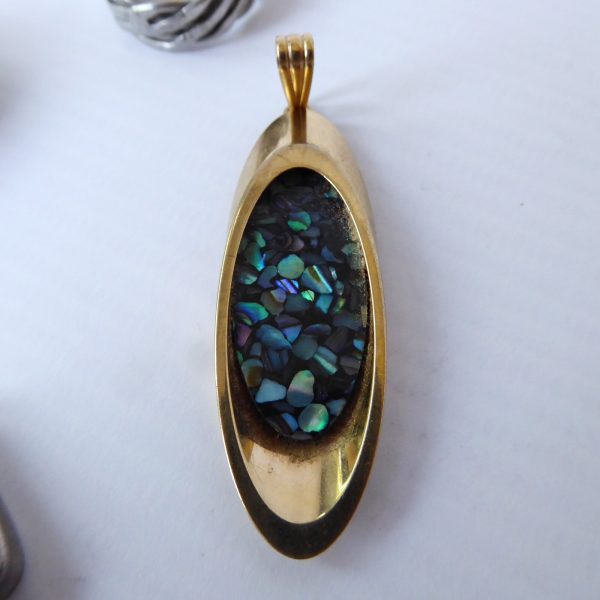Job lot vintage jewellery incl 925 silver Hermann Siersbol, Taxco, rings pendant - Image 19