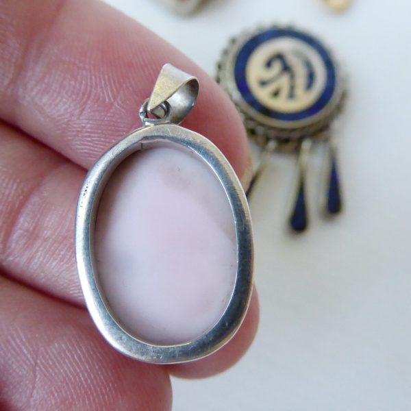 Job lot vintage jewellery incl 925 silver Hermann Siersbol, Taxco, rings pendant - Image 5