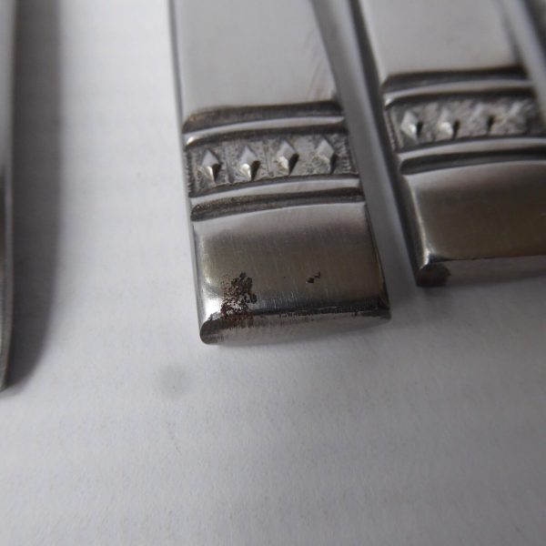 Magefesa German set 6 forks & knives, Inox stainless steel. Cutlery vintage - Image 13