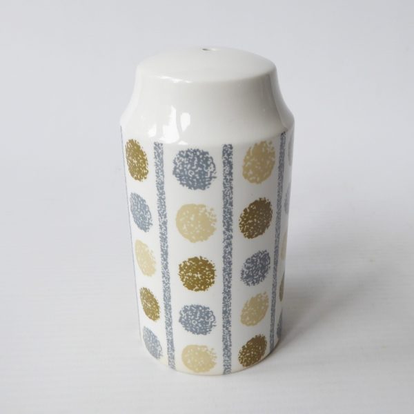 Midwinter Oakley salt shaker pot fine tableware grey spotty dotty. 1960s vintage - Image 3