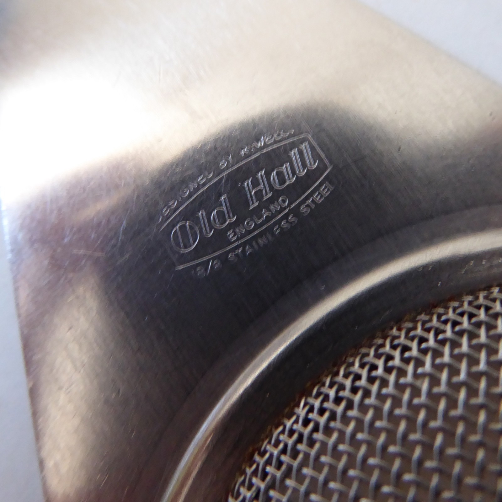 Old Hall Robert Welch Campden stainless steel tea strainer & dish, 60s modernist - Image 10