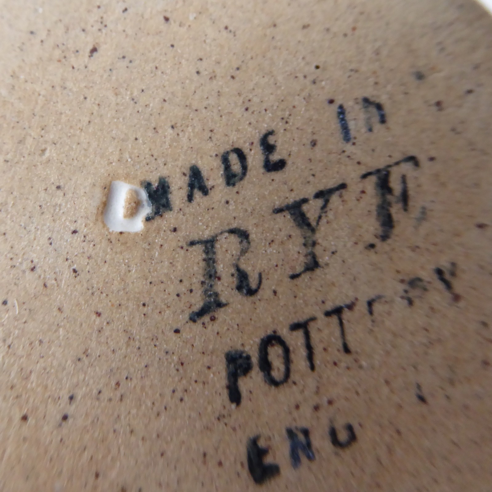 Rye Pottery David Sharp blue star small vase. 1950s vintage pot beaker. Studio - Image 12