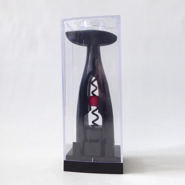 Screwpull Le Creuset Activ-Ball GS-200 corkscrew, black and red, stand & case - Image 11