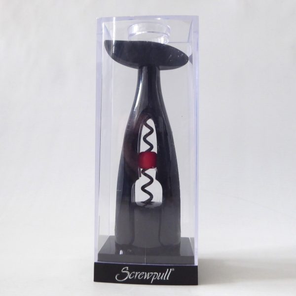 Screwpull Le Creuset Activ-Ball GS-200 corkscrew, black and red, stand & case - Image 4